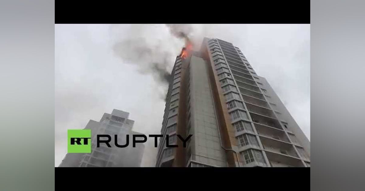 Flames Engulf High-rise in Russia | Firehouse