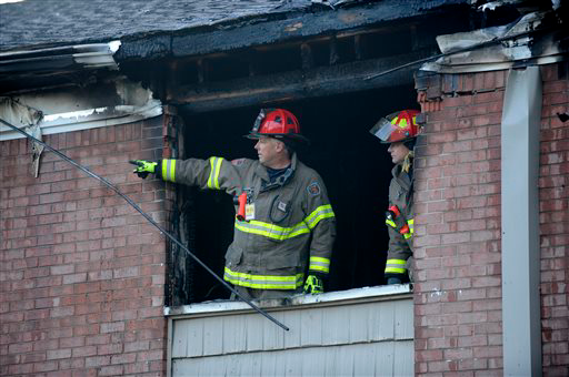 Many seniors were rescued from an apartment fire Monday morning.