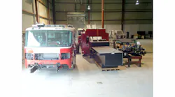 Apparatus cabs and chassis and bodies were included in the American LaFrance auction in August.