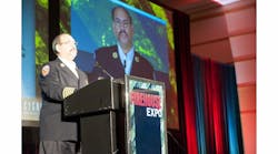 Firehouse Editor Harvey Eisner speaks at a recent Firehouse Expo conference in Baltimore.