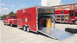 The Bentonville and Bella Vista fire department hazardous materials teams work closely together.