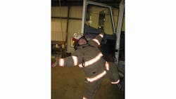 Firefighting Grandma Roberta Dunk, a member of the Stark Fire Department Rehab Unit (FDRU) in Ohio. Firefighting Grandma Roberta Dunk, a member of the Stark Fire Department Rehab Unit (FDRU) in Ohio.