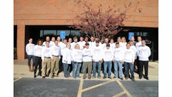 Joining forces: Scott Safety senior leadership executives and ISG/Infrasys executives and employees join together following acquisition announcement on Friday, Nov. 21, 2014, at ISG headquarters in Lawrenceville, Ga. Joining forces: Scott Safety senior leadership executives and ISG/Infrasys executives and employees join together following acquisition announcement on Friday, Nov. 21, 2014, at ISG headquarters in Lawrenceville, Ga.