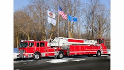 Pierce Manufacturing has sold seven Pierce Arrow XT 100-foot heavy-duty aerial tiller apparatus to the Los Angeles City Fire Department (LAFD) in California. Pictured is a Pierce tiller apparatus similar to those purchased by LAFD.