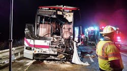 This crash sent 27 passengers to the hospital in Syracuse. This crash sent 27 passengers to the hospital in Syracuse.