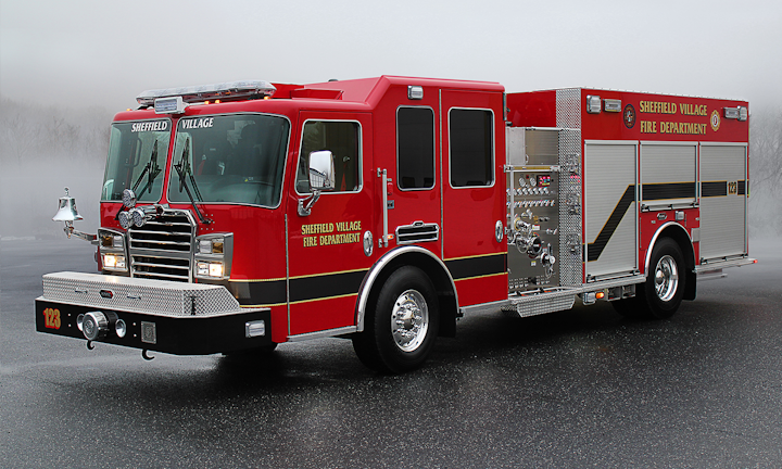 Sheffield Village Ohio Has New Fire Pumper In Service Built By