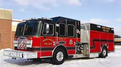 The KME PRO is a class A pumper and heavy rescue in one great truck.