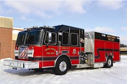 The KME PRO is a class A pumper and heavy rescue in one great truck.