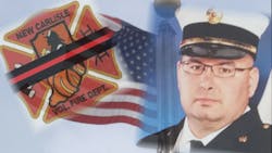 Assistant Chief Jamie Middlebrook gave his life in the line of duty at this fire.