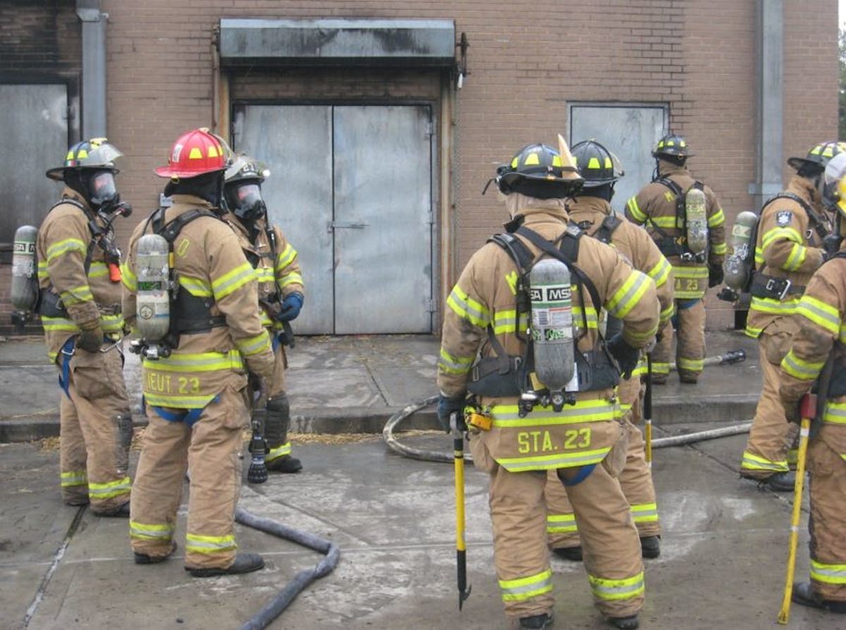 Photo 2 - The attitudes and expectations on the training grounds make their way to the fireground. Instructors can not take short cuts while telling their students to follow a certain way.