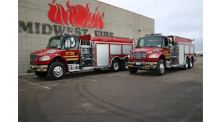 NORTH WHIDBEY FIRE AND RESCUE has taken delivery of two Midwest Fire All-Poly PT2 2500 tanker-pumpers