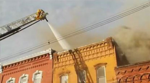 Cooking Fire Spreads Through N.Y. Building Firehouse
