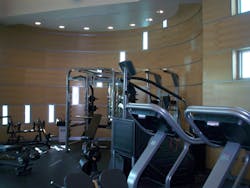 With the fire service looking to increase firefighter health and welllness, Phoenix Fire Station 59 features a large fitness room. With the fire service looking to increase firefighter health and welllness, Phoenix Fire Station 59 features a large fitness room.
