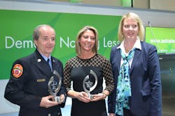 The SMDI honored Ron Moore and Elizabeth Krear with its inaugural “Men and Women of Steel” awards. The SMDI honored Ron Moore and Elizabeth Krear with its inaugural “Men and Women of Steel” awards.