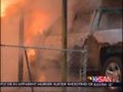 Truck Ignites Texas House Fire