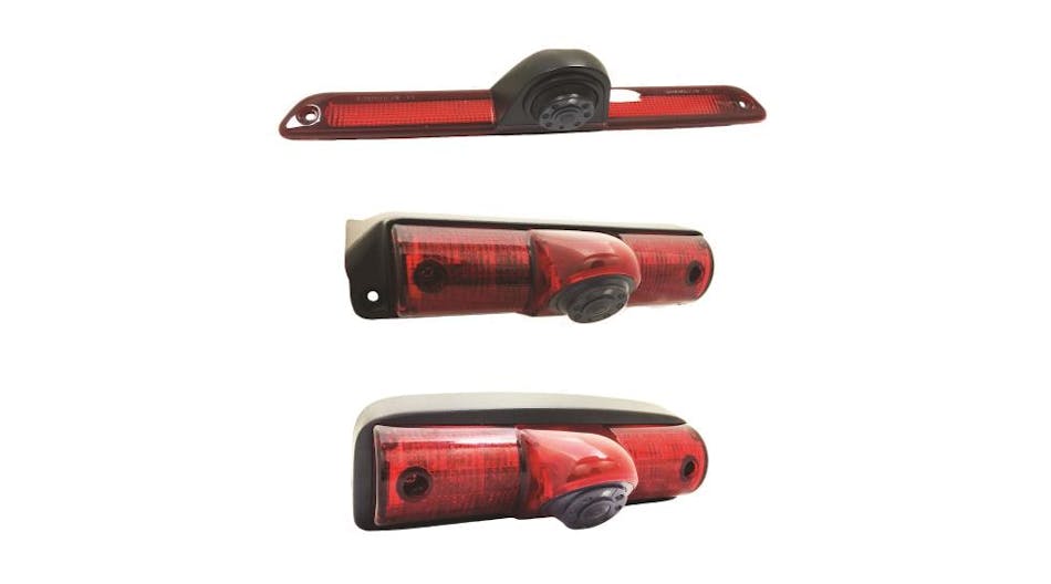 (From the top): Sprinter (STSC160), GM/Chevy (STSC161), and Nissan NV (STSC162) Integrated Brake Light Camera Series.