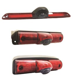 (From the top): Sprinter (STSC160), GM/Chevy (STSC161), and Nissan NV (STSC162) Integrated Brake Light Camera Series.