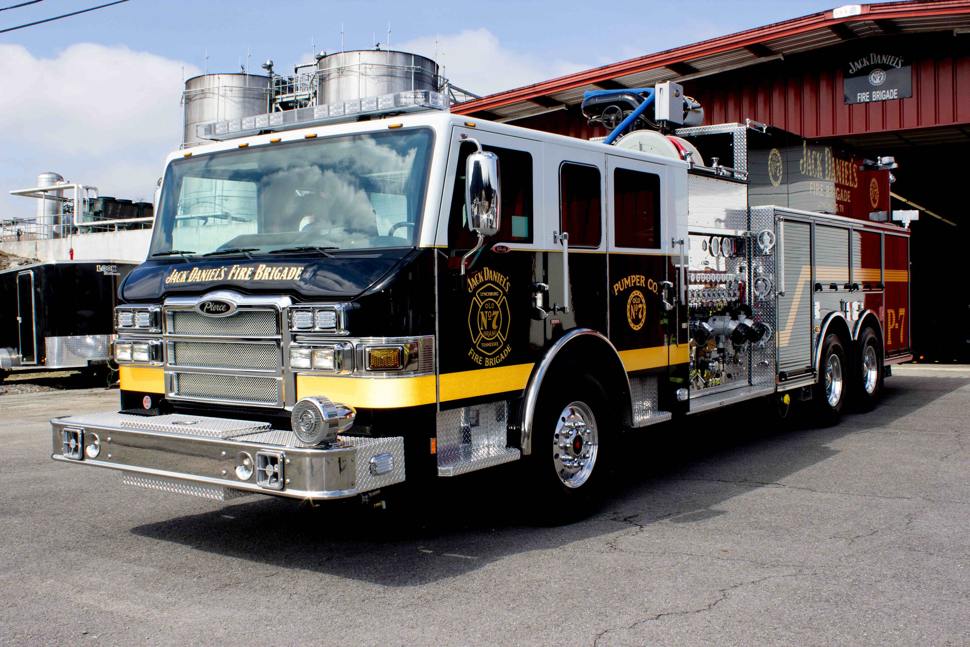 THE JACK DANIEL&rsquo;S FIRE BRIGADE in Lynchburg, TN, has taken delivery of a Pierce Velocity pumper.