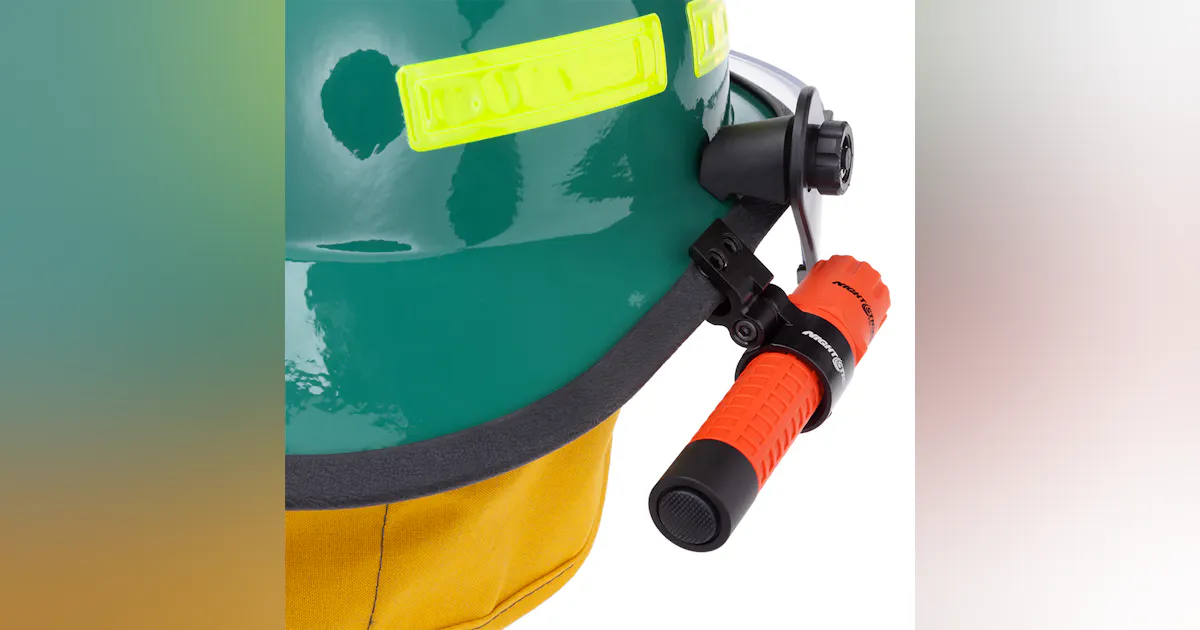 Helmet Rig Flashlight NS-HMC1 Flashlight Mount For Firefighter Helmets | Firehouse