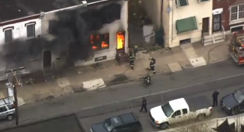 The driver/operator of this engine company did an excellent job of leaving the front open for the ladder company. If the engine and ladder companies do not arrive at the same time, it is important for the engine operator to know which direction the ladder is coming from and whether to &ldquo;stop short&rdquo; (head to head) or pull past to afford the ladder company the front.