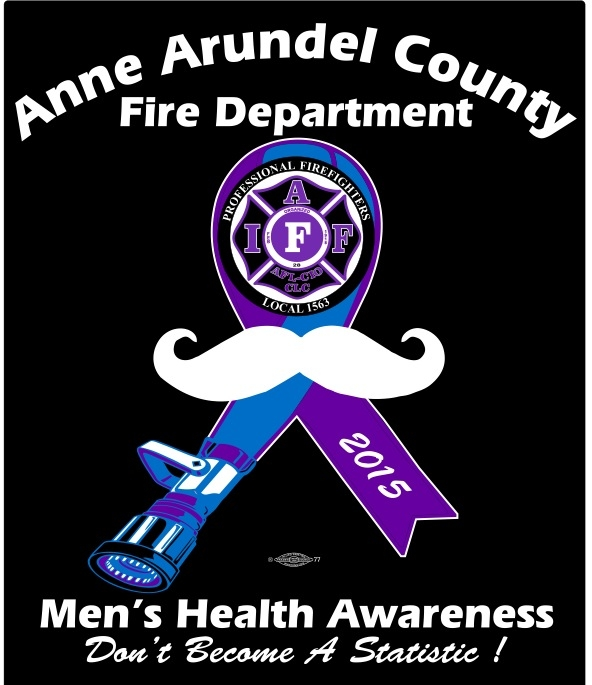 This is the back of the shirt firefighters will be wearing in April.