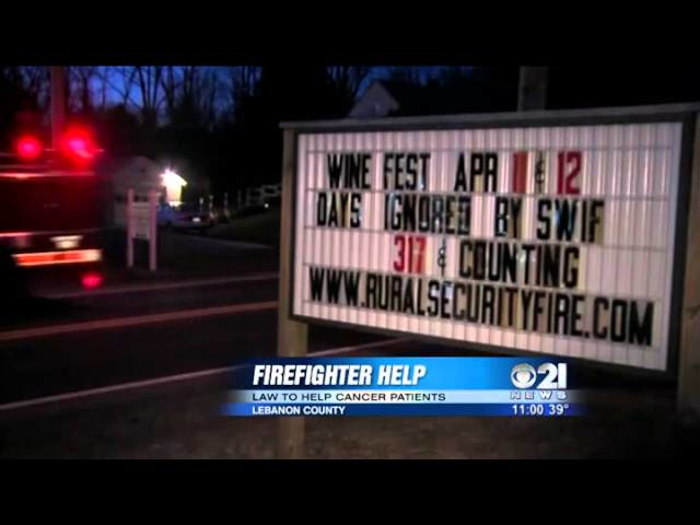 Rural Security Fire Company Fire Chief Fights Benefits for Cancer ...