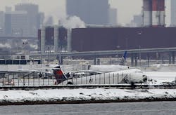 The nose came close to going into the bay. The nose came close to going into the bay.