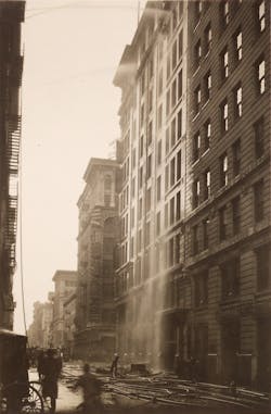 The 1911 fire ripped through the upper floors of this New York City building, leaving 146 workers dead.
