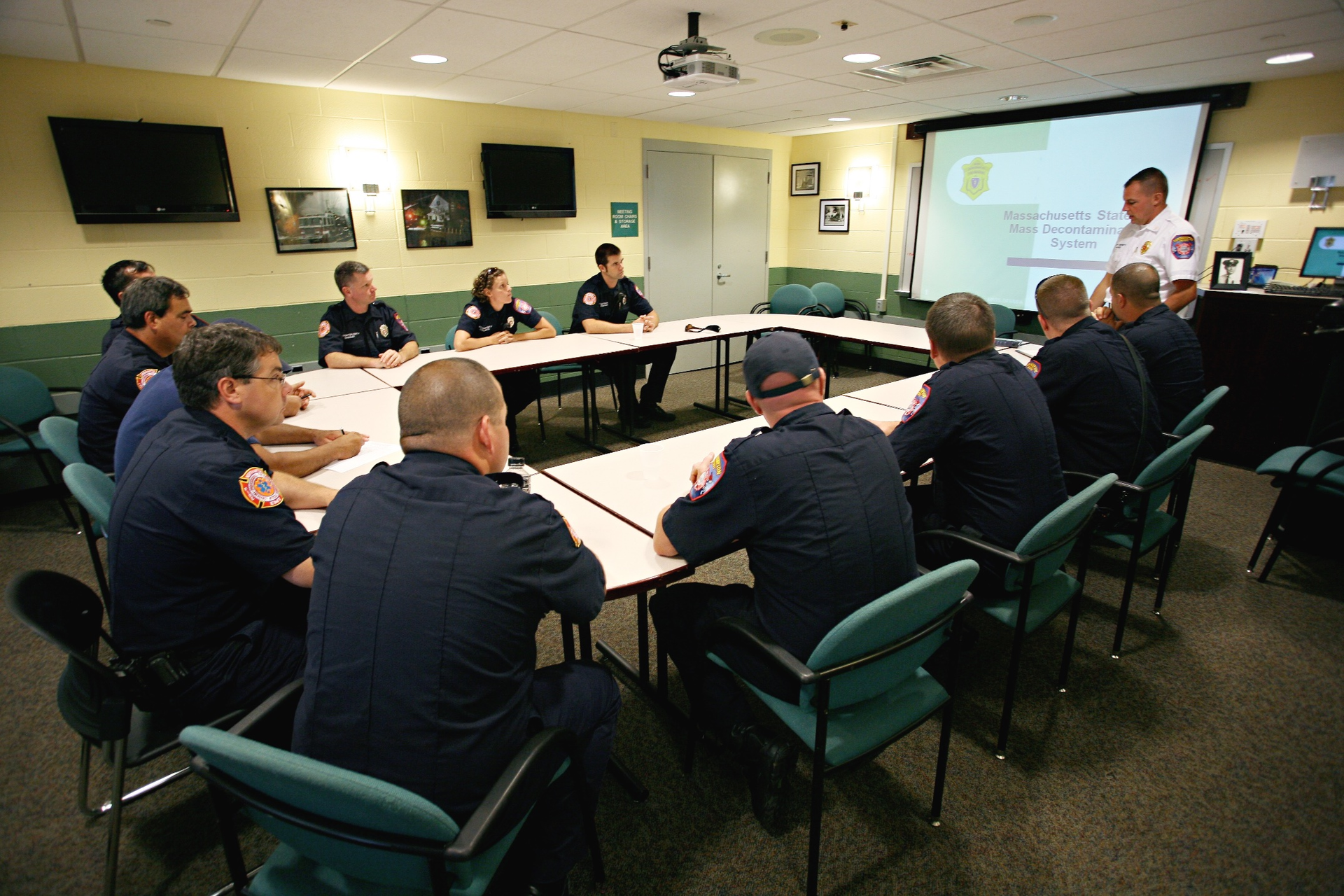 Face-to-face meetings between chief officers and their staff is a good example of participative management.