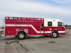 NEWTOWN, KS, FIRE/EMS has a new rescue pumper in service built by Smeal