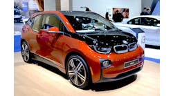 The BMW i3 electric plug-in vehicle is the first mass-production vehicle to make extensive use of CFRP. The entire occupant compartment of this EV is carbon fiber&mdash;pillars, floorpan, rockers and instrument panel. All outer body panels are thermoplastic materials.