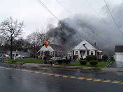 This photo illustrates conditions as you approach and arrive at the incident. This photo illustrates conditions as you approach and arrive at the incident.