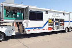 Equipment carried on the Region 8 CBRNE Unit includes Scott 4.5 1-hour SCBA, PAPRs, N95 HEPA and Scott CBRNE cartridges. Equipment carried on the Region 8 CBRNE Unit includes Scott 4.5 1-hour SCBA, PAPRs, N95 HEPA and Scott CBRNE cartridges.