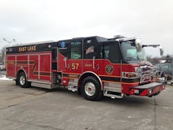 EAST LAKE TARPON, FL, SPECIAL FIRE CONTROL DISTRICT recently purchased a PUC Squad/Pumper manufactured by Pierce. EAST LAKE TARPON, FL, SPECIAL FIRE CONTROL DISTRICT recently purchased a PUC Squad/Pumper manufactured by Pierce.