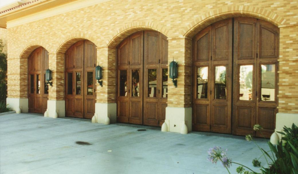 Wood Clad Fire Station Apparatus Bay Doors Epd 5591b06e7693a