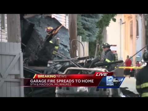 Milwaukee Firefighters Hit Garage Fire | Firehouse