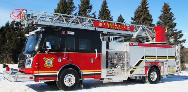 Video Lakeville, Minn., Fire Dept. Gets New Aerial Firehouse