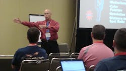 Capt. Andy Starnes teaches tactical uses of TICs at Firehouse Expo. Capt. Andy Starnes teaches tactical uses of TICs at Firehouse Expo.