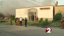 Ohio Firefighters Tackle Fire at Genesis Rescue Systems