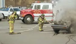 Using a video camera to capture operations on the training ground can assist firefighters with improving their tactics. Using a video camera to capture operations on the training ground can assist firefighters with improving their tactics.