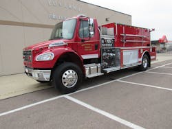 Midwest Fire will have a brand new 2,000-gallon All Poly Series tanker-pumper from Morehead, N.C., City Fire Department on display at FRI in Atlanta (booth #3505) August 28-29th. The apparatus will leave after the show for delivery to the fire department. Midwest Fire will have a brand new 2,000-gallon All Poly Series tanker-pumper from Morehead, N.C., City Fire Department on display at FRI in Atlanta (booth #3505) August 28-29th. The apparatus will leave after the show for delivery to the fire department.