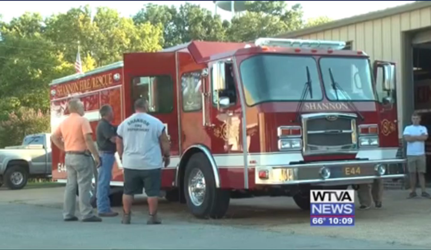 Shannon, Miss., Residents Hope New Fire Truck Lowers