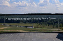 Visitors can overlook the field where Flight 93 crashed.