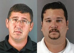 Former Chief Douglas Groesbeck, left, and Firefighter Allen Harmon Former Chief Douglas Groesbeck, left, and Firefighter Allen Harmon