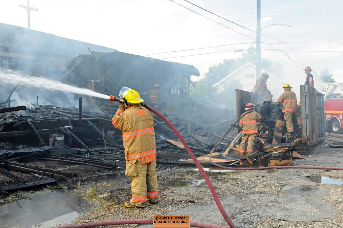 New Orleans Firefighters Hurt, Five Homes Damaged in Fire Firehouse