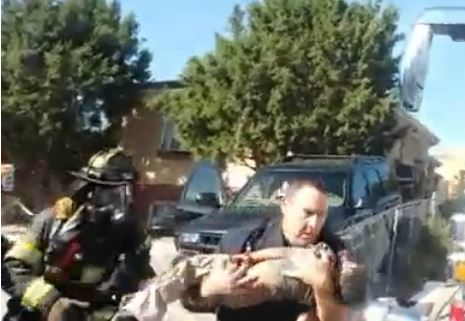 Firefighting Video - Denver Firefighters Rescue Two Children from House ...