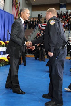Brody Channell meets President Obama. Brody Channell meets President Obama.