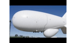 This unmanned blimp floated from Maryland to Pennsylvania Wednesday afternoon. This unmanned blimp floated from Maryland to Pennsylvania Wednesday afternoon.