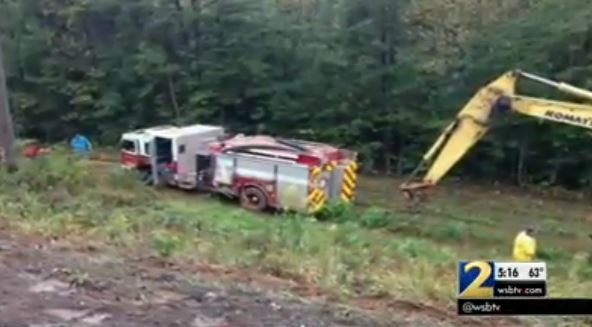 Ga. Fire Apparatus Hit Firehouse