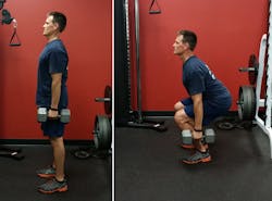Deadlifts: The principal idea of the deadlift is very simple—pick up a barbell or dumbbells off the ground and set it or them back down. Deadlifts: The principal idea of the deadlift is very simple—pick up a barbell or dumbbells off the ground and set it or them back down.
